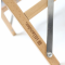 WOOD FRAME CHAIR COTTON RED
