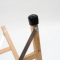 WOOD FRAME CHAIR COTTON RED