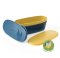 SNAPBOX OVAL BIO 2-PACK MUSTY YELLOW/HAZY BLUE