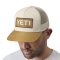 YETI LOGO FX SUEDE BRIM TRUCKER HAT KHAKI/TAN