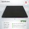 ยางฟิตเนส ยางปูพื้นฟิตเนส สีดำ ขนาด 50x50 เซนติเมตร