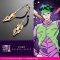 [Price 4,950/Deposit 3,950][JULY2024] JOJO Kishibe Rohan G-Pen Earrings GOLD Ver.1, Jojo's Bizarre Adventure Part 4, Diamond is unbreakable