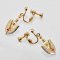 [Price 5,200/Deposit 4,200][MAY2023] Golden Arrow Earrings, Jojo's Bizarre Adventure, Golden Wind