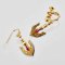 [Price 4,950/Deposit 3,950][JULY2024] Golden Arrow Earrings, Jojo's Bizarre Adventure, Golden Wind