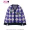 [ราคา 7,650/มัดจำ 6,650][พฤษภาคม2568] เสื้อสเวตเตอร์ถัก, เพอร์เพิลเฮซ โจโจ้ ล่าข้ามศตวรรษ, สายลมทองคำ, Glamb, Jojo's Bizarre Adventure, Golden Wind, Cardigan, Purple Haze