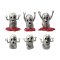 [ราคา 1,700/มัดจำ 500] เมทัลลิก้า, แม่เหล็ก, โจโจ้ ล่าข้ามศตวรรษ, สายลมทองคำ, Ichiban Kuji, Masterlise, Jojo's Bizarre Adventure, Golden Wind, Prize I, Metalica, Desktop Magnet
