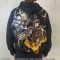 [Price 5,400/Deposit 4,400][MAY2026] Karakuridama, Embroidered Hoodie ZIP, Kujo Jotaro, Star Platinum, Jojo's Bizarre Adventure, Stardust Crusaders