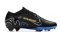 Nike Air Zoom Mercurial Vapor 15 Elite FG - Black/Chrome/Hyper Royal
