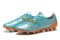 Mizuno Morelia Alpha FG Low-Tops Soccer Cleats - Blue/Brown