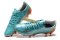 Mizuno Morelia Alpha FG Low-Tops Soccer Cleats - Blue/Brown