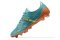 Mizuno Morelia Alpha FG Low-Tops Soccer Cleats - Blue/Brown