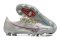 Mizuno Morelia Alpha FG Low-Tops Soccer Cleats - Silver/Red/Blue