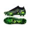 Nike Phantom GT2 Elite DF FG Shockwave - Black / Green Strike / Metallic Platinum