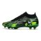 Nike Phantom GT2 Elite DF FG Shockwave - Black / Green Strike / Metallic Platinum