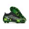 Nike Phantom GT2 Elite DF FG Shockwave - Black / Green Strike / Metallic Platinum