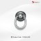 มือจับโบราณ (ซิงค์) สีดำ-เงิน 24 mm. 1CA026