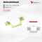 Futuretech มือจับเฟอร์นิเจอร์, มือจับตู้, มือจับลิ้นชัก, มือจับโบราณ, ปุ่มจับคลาสสิค รุ่น 1CA029