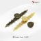 เซตมือจับ-ปุ่มจับ โบราณ (ซิงค์) สีดำ-เหลือง 1CA051