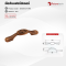 Futuretech มือจับเฟอร์นิเจอร์, มือจับตู้, มือจับลิ้นชัก, มือจับโบราณ, ปุ่มจับคลาสสิค รุ่น 1CA056