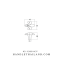 เซตมือจับ ปุ่มจับ โบราณ (ซิงค์) สีดำ-แดง size 64,96 mm. 1CA061-AC