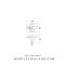 เซตมือจับ ปุ่มจับ โบราณ (ซิงค์) สีขาวนม-ทอง size 64,96,128 mm. 1CA061-AC