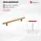 Futuretech มือจับเฟอร์นิเจอร์ Cabinet Handle สำหรับตู้ครัว ตู้เสื้อผ้า ตู้ลิ้นชัก สีทองด้าน รุ่น 1CL03