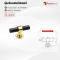 Futuretech เซตมือจับเฟอร์นิเจอร์ Cabinet Handle สำหรับตู้ครัว ตู้เสื้อผ้า ตู้ลิ้นชัก ทูโทน รุ่น 1CL07