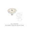 เชตมือจับ ปุ่มจับโบราณ สีขาว-ทอง 1CZ18WHG