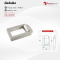 Futuretech มือจับเฟอร์นิเจอร์ แบบฝัง Cabinet Handle สำหรับตู้ครัว ตู้เสื้อผ้า ตู้ลิ้นชัก รุ่น 1F040