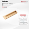 Futuretech มือจับเฟอร์นิเจอร์ แบบฝัง Cabinet Handle สำหรับตู้ครัว ตู้เสื้อผ้า ตู้ลิ้นชัก รุ่น 1F053