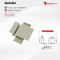 Futuretech มือจับเฟอร์นิเจอร์ แบบฝัง Cabinet Handle สำหรับตู้ครัว ตู้เสื้อผ้า ตู้ลิ้นชัก รุ่น 1F063