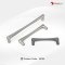 Futuretech มือจับเฟอร์นิเจอร์ Cabinet Handle สำหรับตู้ครัว ตู้เสื้อผ้า ตู้ลิ้นชัก สีทอง สีดำเมทัลลิค รุ่น 1H004