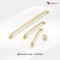 เซตมือจับ ปุ่มจับ (ซิงค์) สีทองแฮร์ไลน์  1H010005,1H01150300P