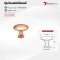 Futuretech ปุ่มจับเฟอร์นิเจอร์ Cabinet Knob สำหรับตู้ครัว ตู้เสื้อผ้า ตู้ลิ้นชัก รุ่น 1H01100P