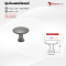 Futuretech ปุ่มจับเฟอร์นิเจอร์ Cabinet Knob สำหรับตู้ครัว ตู้เสื้อผ้า ตู้ลิ้นชัก รุ่น 1H01100P
