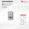 Futuretech ปุ่มจับเฟอร์นิเจอร์ Cabinet Knob สำหรับตู้ครัว ตู้เสื้อผ้า ตู้ลิ้นชัก รุ่น 1P006