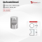 Futuretech ปุ่มจับเฟอร์นิเจอร์ Cabinet Knob สำหรับตู้ครัว ตู้เสื้อผ้า ตู้ลิ้นชัก รุ่น 1P006
