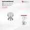 Futuretech ปุ่มจับเฟอร์นิเจอร์ Cabinet Knob สำหรับตู้ครัว ตู้เสื้อผ้า ตู้ลิ้นชัก รุ่น 1P019