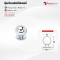Futuretech ปุ่มจับเฟอร์นิเจอร์ Cabinet Knob สำหรับตู้ครัว ตู้เสื้อผ้า ตู้ลิ้นชัก รุ่น 1P020