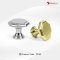 Futuretech ปุ่มจับเฟอร์นิเจอร์ Cabinet Knob สำหรับตู้ครัว ตู้เสื้อผ้า ตู้ลิ้นชัก รุ่น 1P055