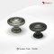 ปุ่มจับ (ซิงค์) สีดำ-เงิน,ดำ 32x24 mm. 1PA006