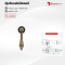 Futuretech มือจับเฟอร์นิเจอร์, มือจับตู้, มือจับลิ้นชัก, มือจับโบราณ, ปุ่มจับคลาสสิค รุ่น 1PA034