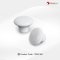 ปุ่มจับ (เซรามิก) สีขาว 32x24 mm. 1PS01-WH