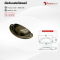 Futuretech มือจับเฟอร์นิเจอร์, มือจับตู้, มือจับเปลือกหอย วัสดุซิงค์ รุ่น 1SE06