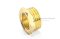 ข้อต่อลดเหลี่ยมทองเหลือง (เกลียวนอก x เกลียวใน) ขนาด 1/2" x 3/8" รุ่นบาง