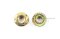 หัวน็อตติดจาน-หัวน็อตติดแหวน (Flange Hex Nut Steel) M4x0.7
