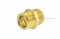 ข้อต่อตรงทองเหลือง เกลียวมิล x เกลียวมิล (เกลียวนอก x เกลียวนอก) ขนาด M20x1.5 x M20x1.5