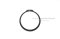 แหวนล็อคนอก แหวนล็อคเพลา 125 mm (เบอร์ 125) (วัดขนาดวงในของแหวนได้ 118 mm ความหนา 4 mm)