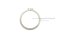 แหวนล็อคนอก แหวนล็อคเพลา สแตนเลส 48 mm (เบอร์ 48) (วัดขนาดวงในของแหวนได้ 44.5 mm ความหนา 1.75 mm)
