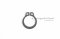 แหวนล็อคนอก แหวนล็อคเพลา 11 mm (เบอร์ 11) (วัดขนาดวงในของแหวนได้ 10.2 mm ความหนา 1 mm)